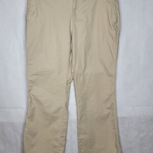 Tommy Hilfiger Janie Fit Stretch Khaki Pants Flare Leg Preppy Academia Y2K 8P